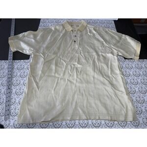Tommy Bahama Mens SS Polo Hawaiian Shirt  100% Silk -‎ Large